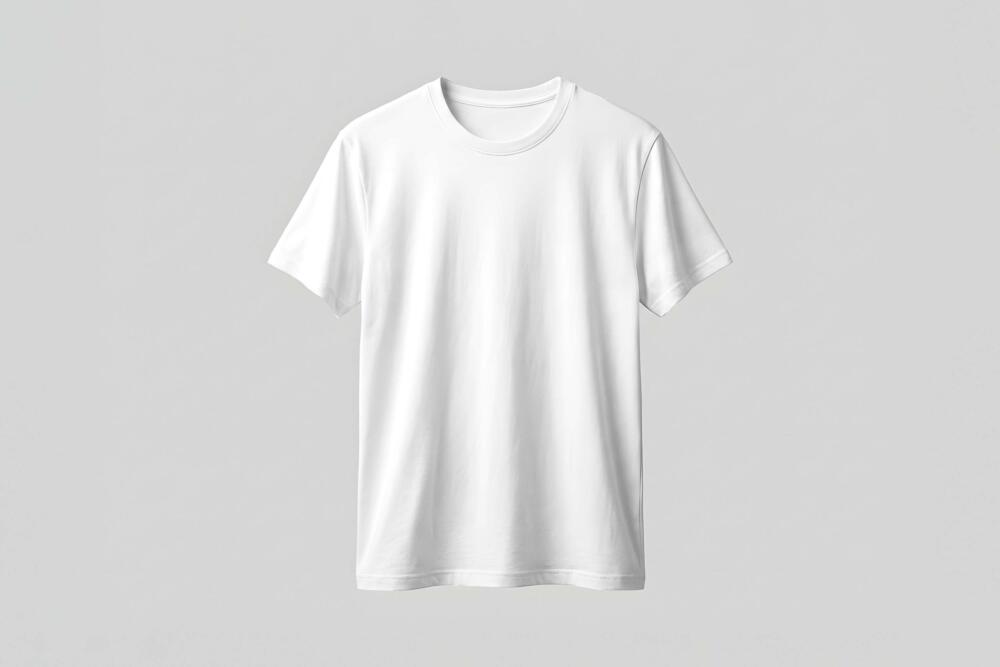 Blue T-Shirt Mockup for Apparel Branding