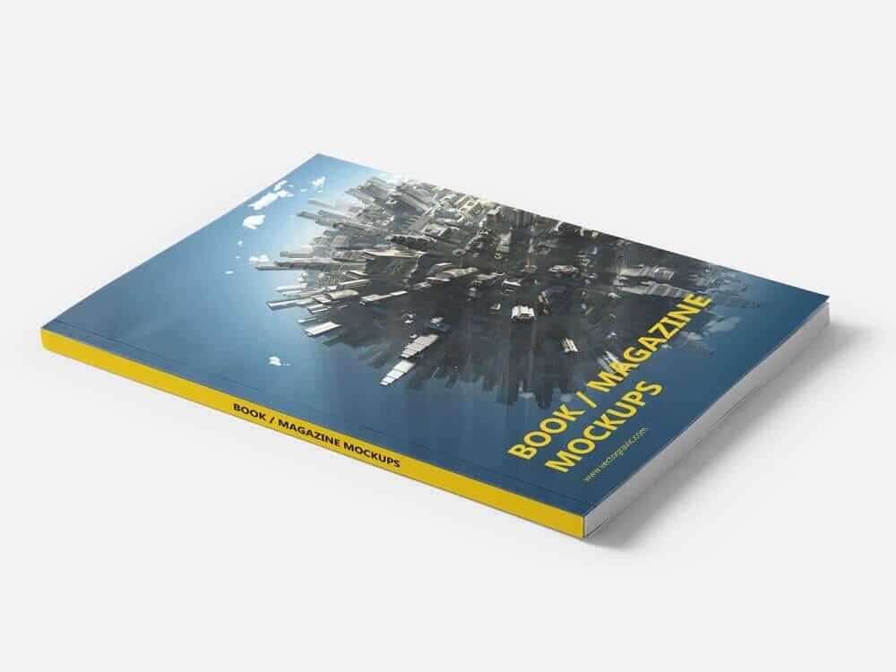 Book Or Magazine Mockup