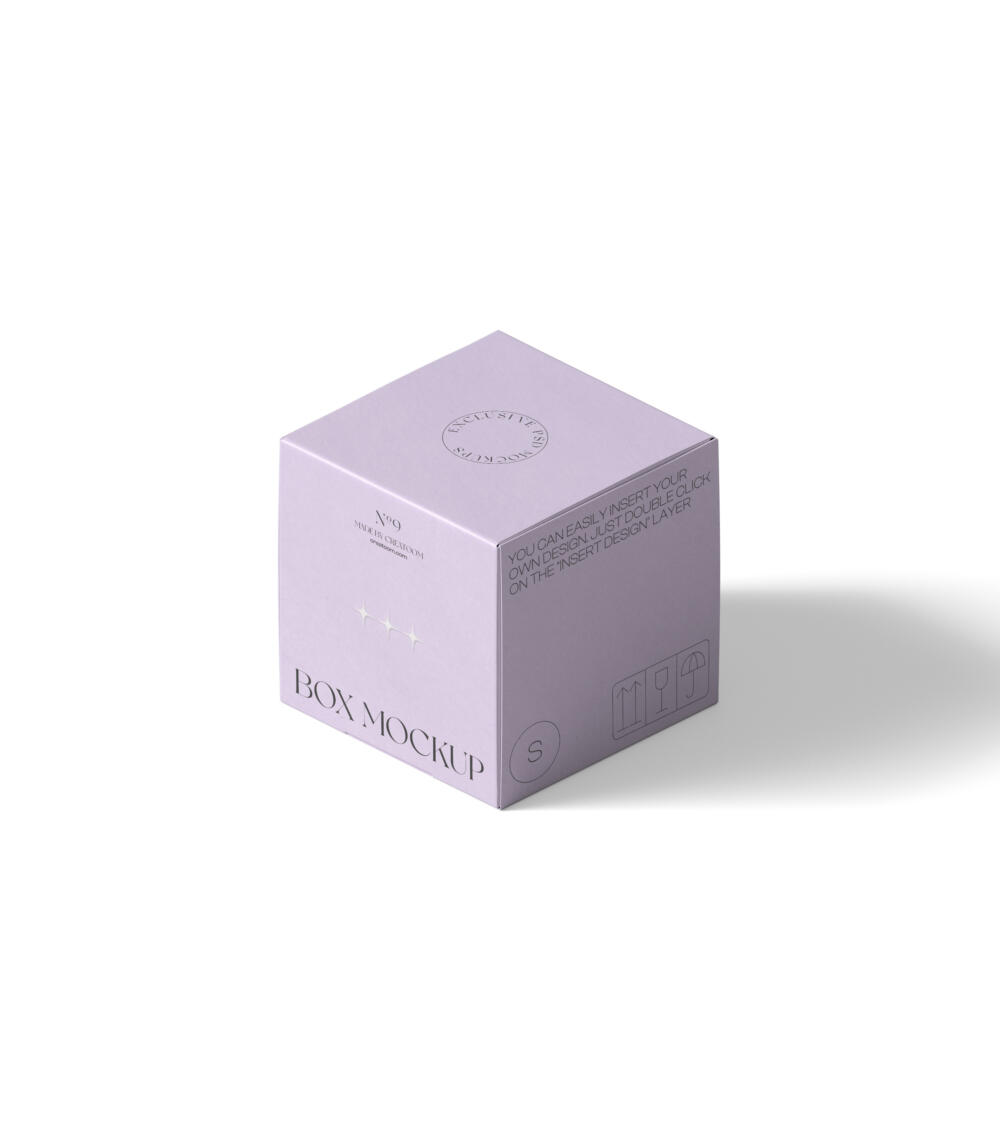 Box Mockup V21 Isometric | Mockup store