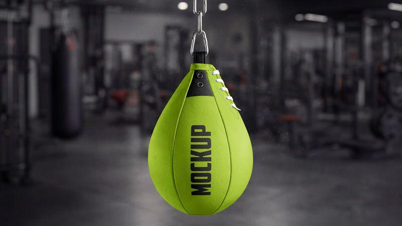 Boxing Speed Bag Mockup
