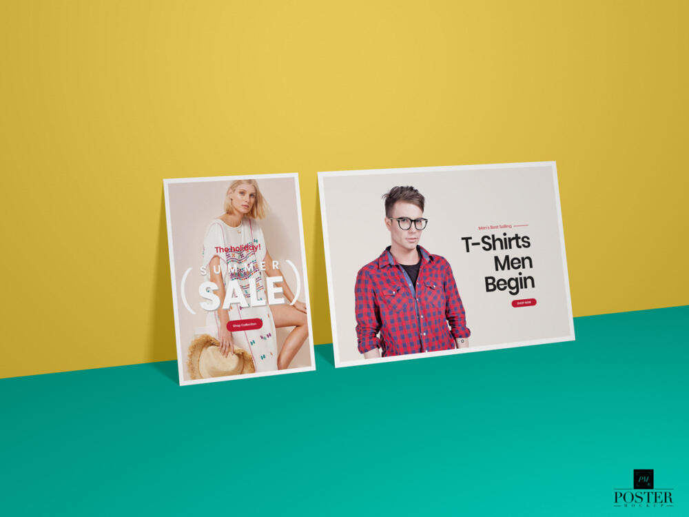 Brand Presentation A3 Poster Mockup
