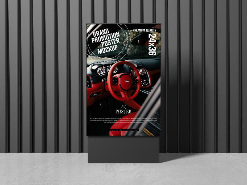Brand Promotion 24×36 Poster Mockup