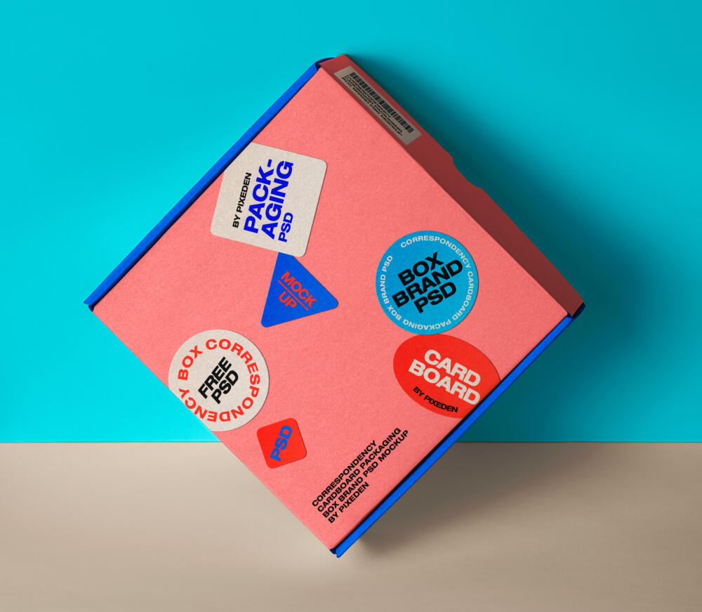 Branding Psd Packaging Box Mockup