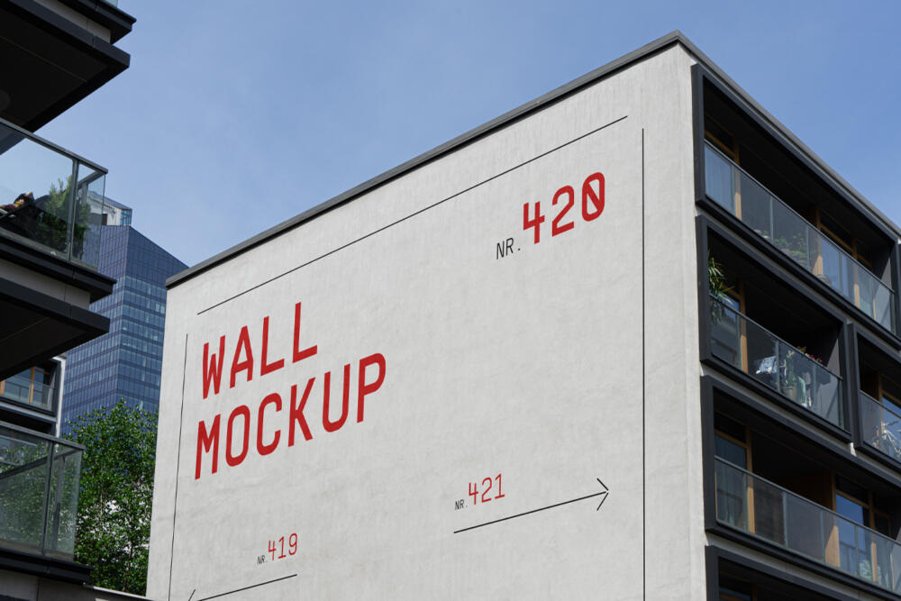 Building Elevation Wall Mockup