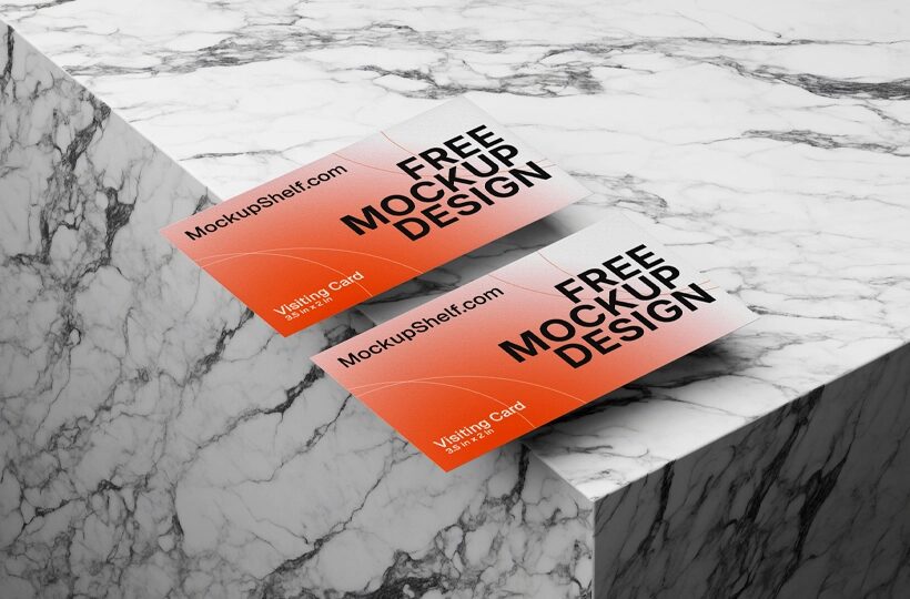 Business Card Mockup - 2 Sides