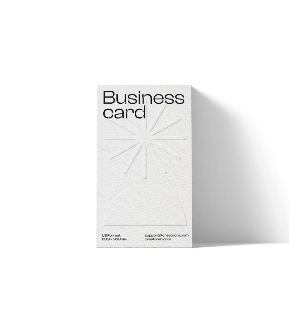 Business Card Mockup V13 Front View | Mockup store