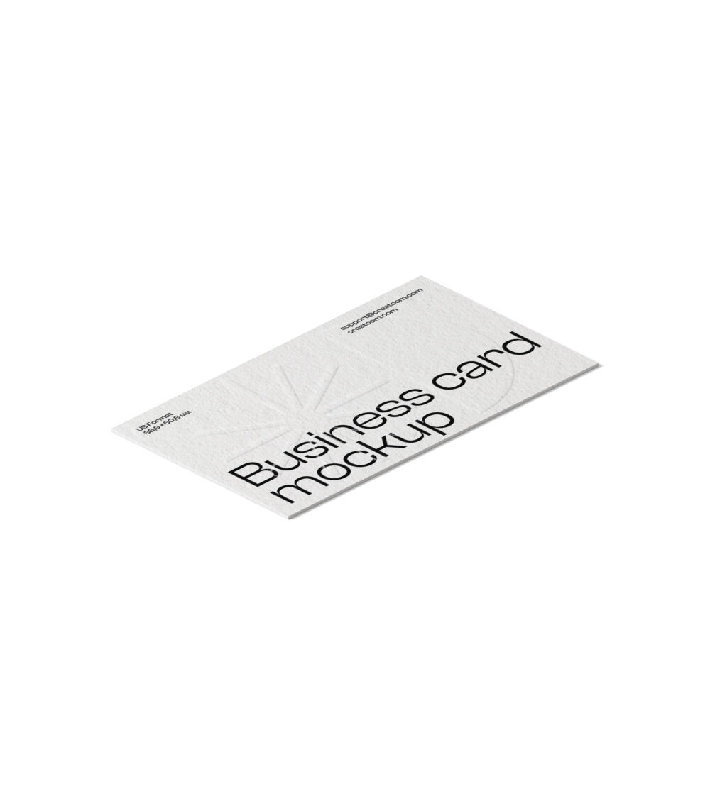 Business Card Mockup V14 Isometric | Mockup store