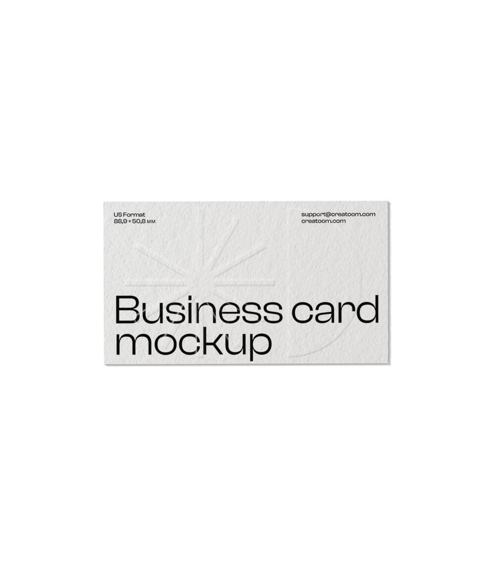 Business Card Mockup V14 Top View | Mockup store