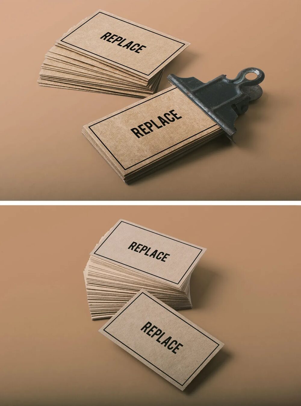 Business card mockups for download