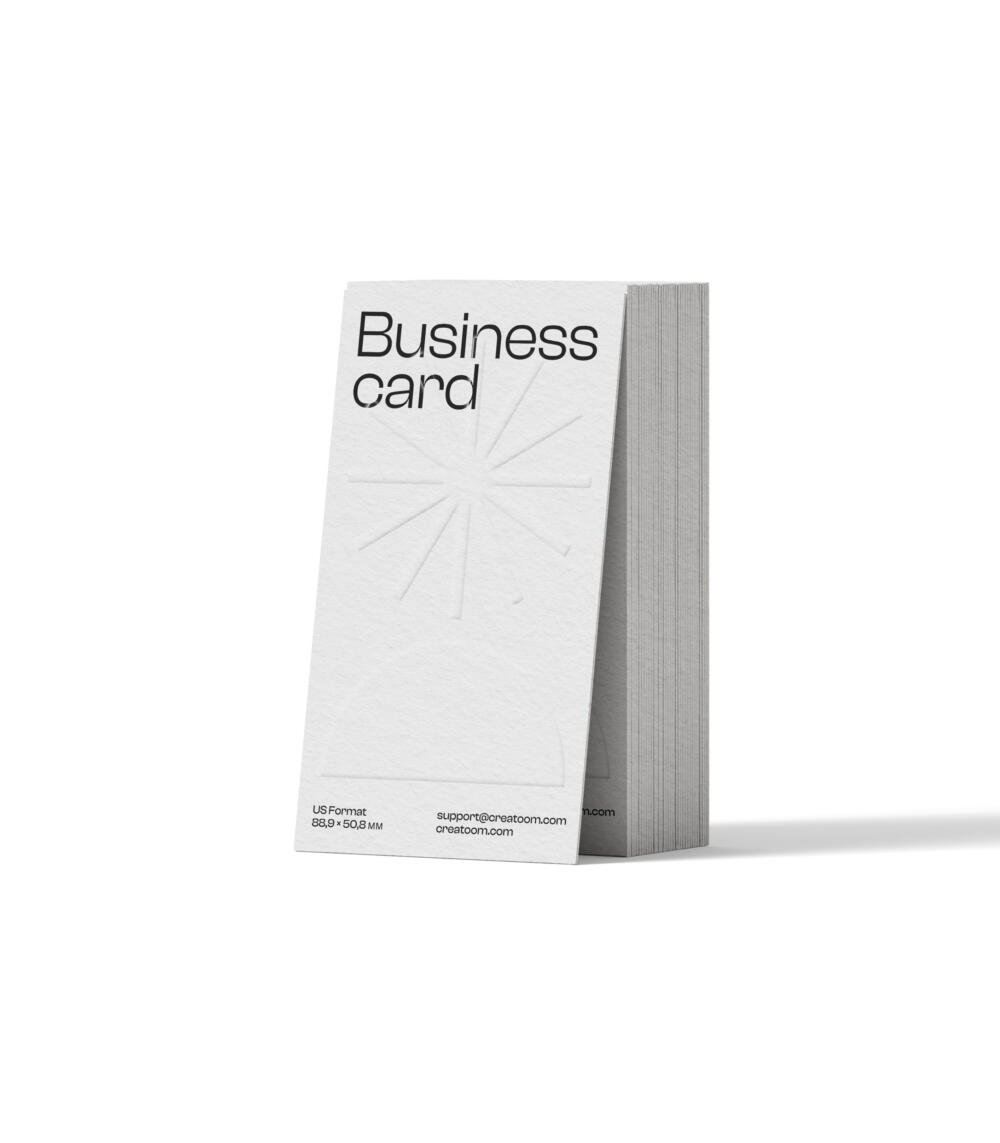 Business Cards Mockup V9 Front View | Mockup store