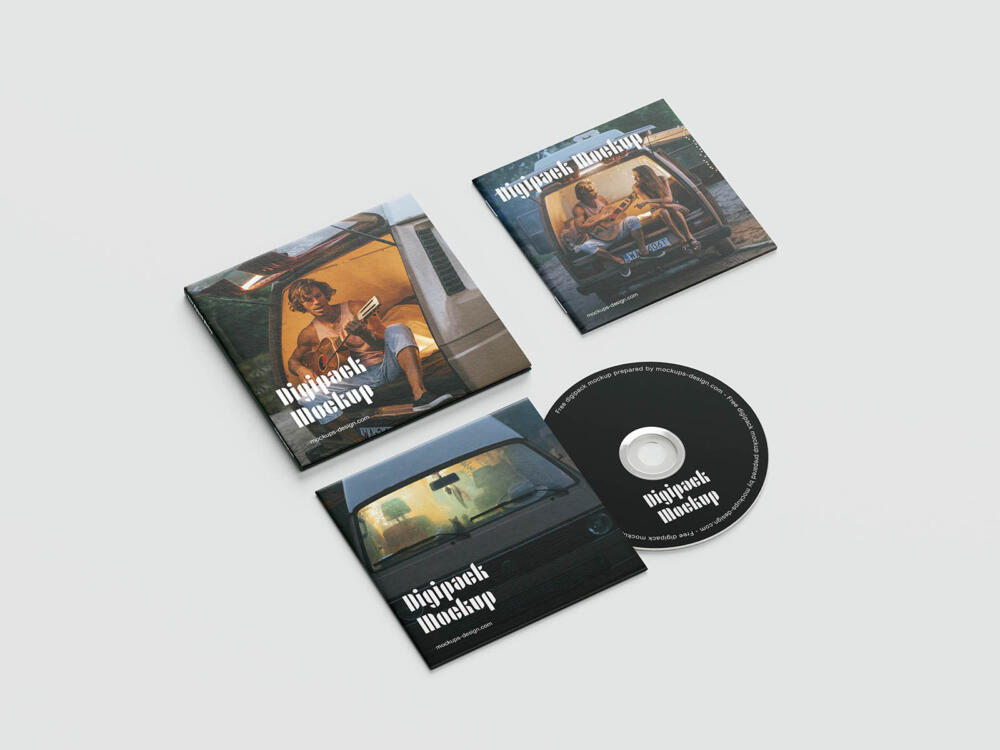 CD digipack mockup