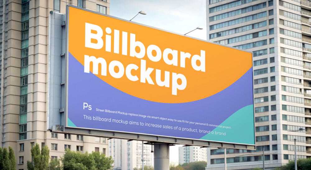 City Billboard Mockup