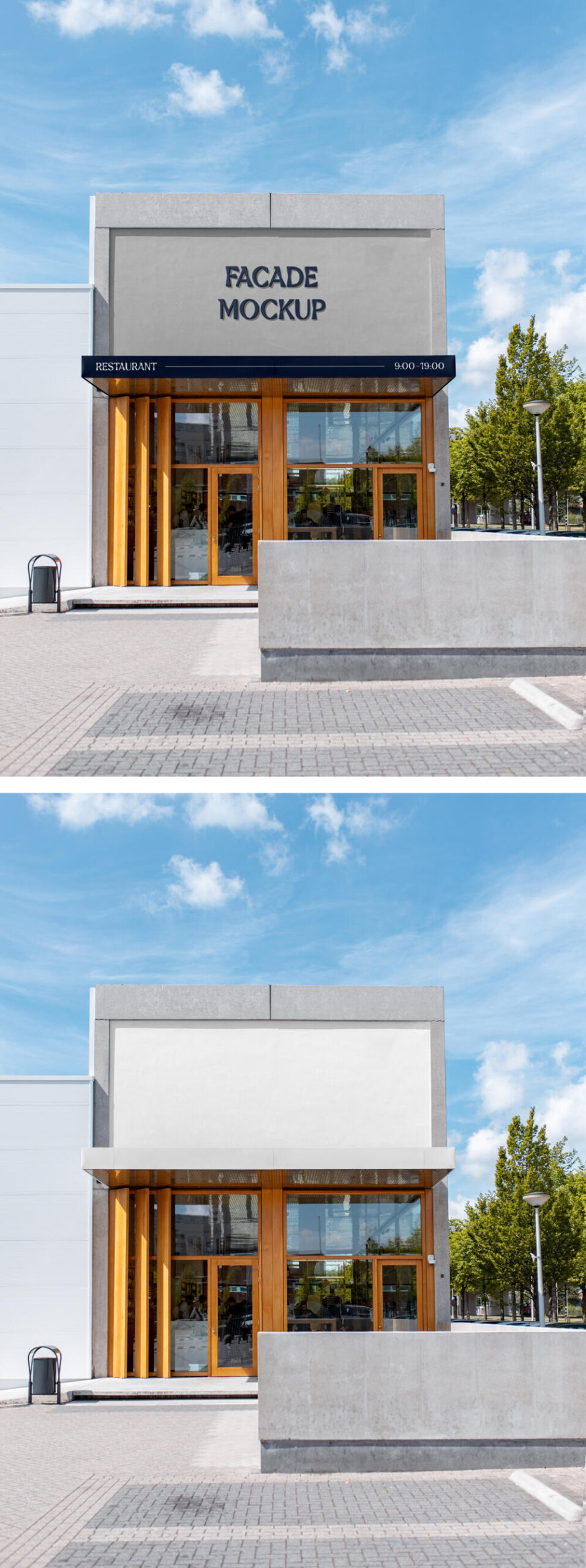 Concreate Building Facade Mockup