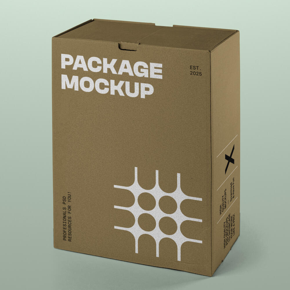 Craft Box PSD Mockup