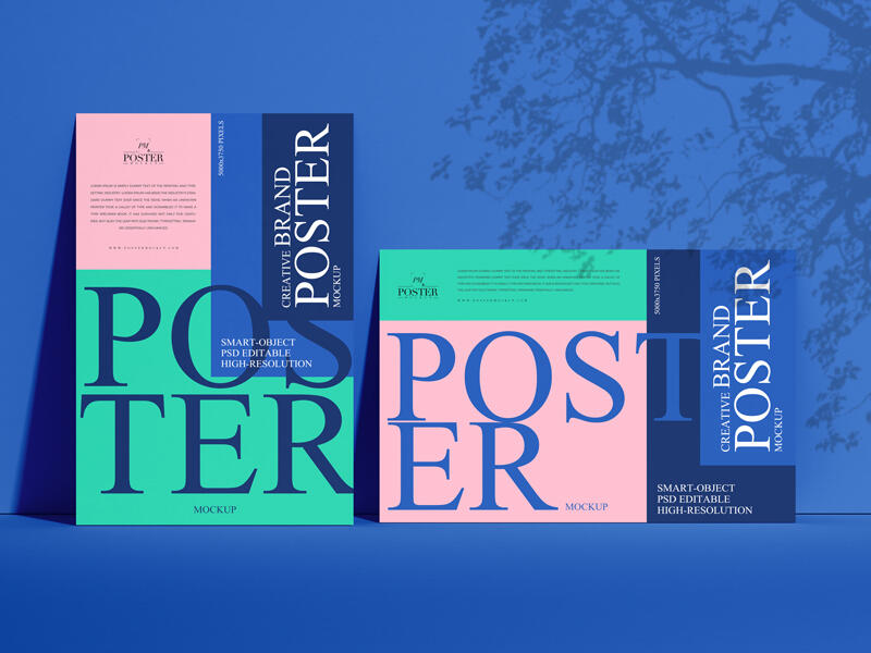 Creative Brand Poster Mockup
