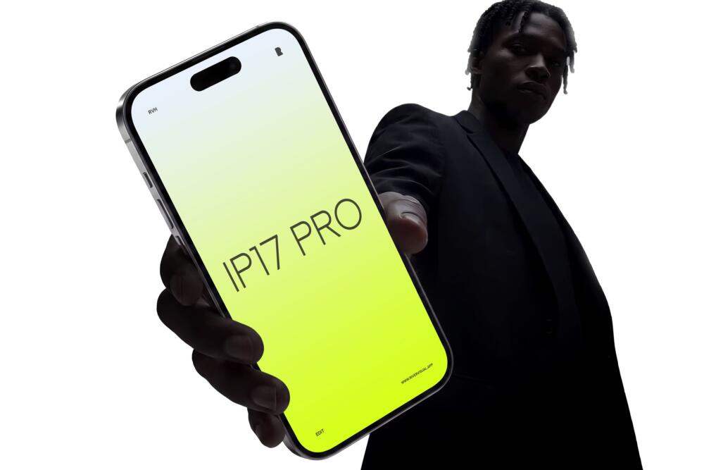 Dark iPhone 17 Pro Mockup