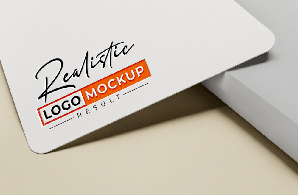 Debossed Logo Mockup