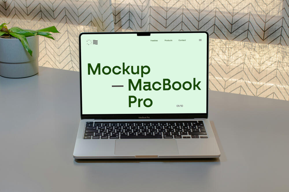 Devices on Desk Mockup