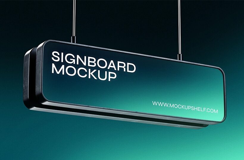 Digital Signboard Mockup