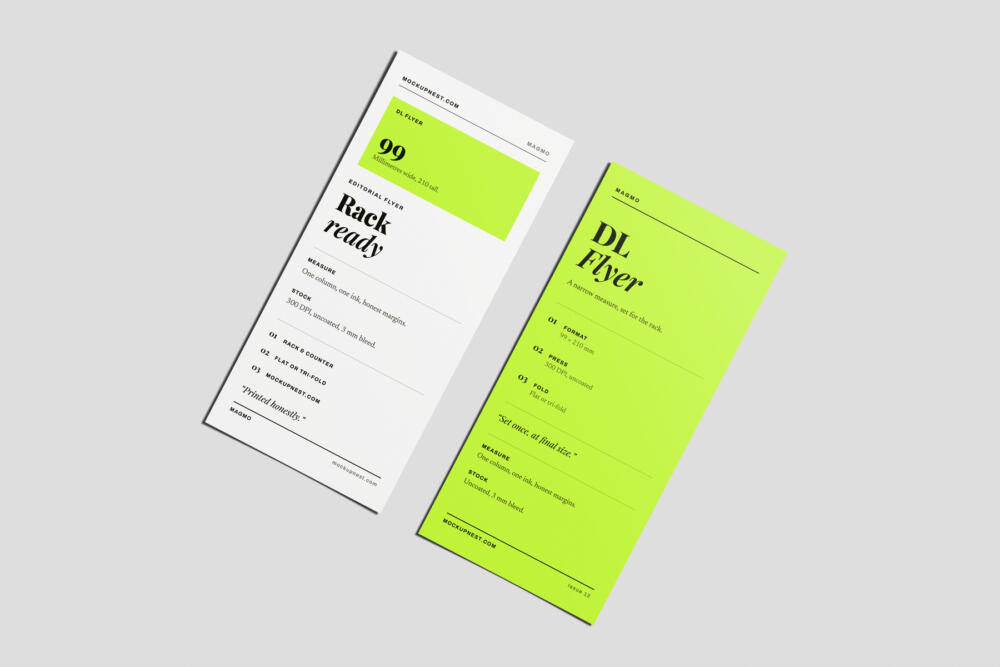 DL Handbill Mockup