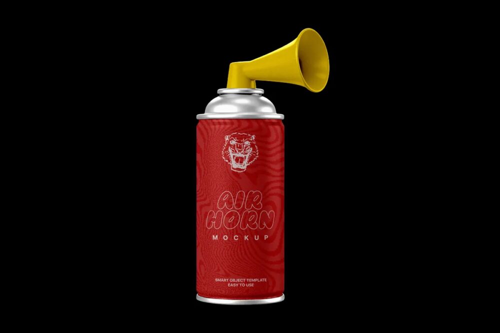 Download Air Horn Mockup