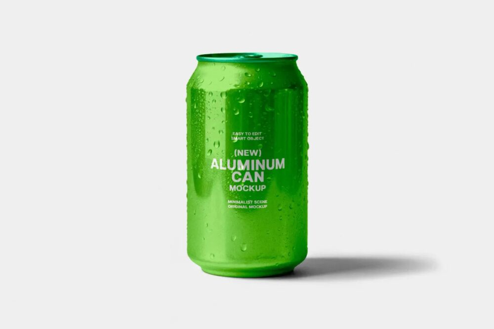 Download Aluminum Can Mockup