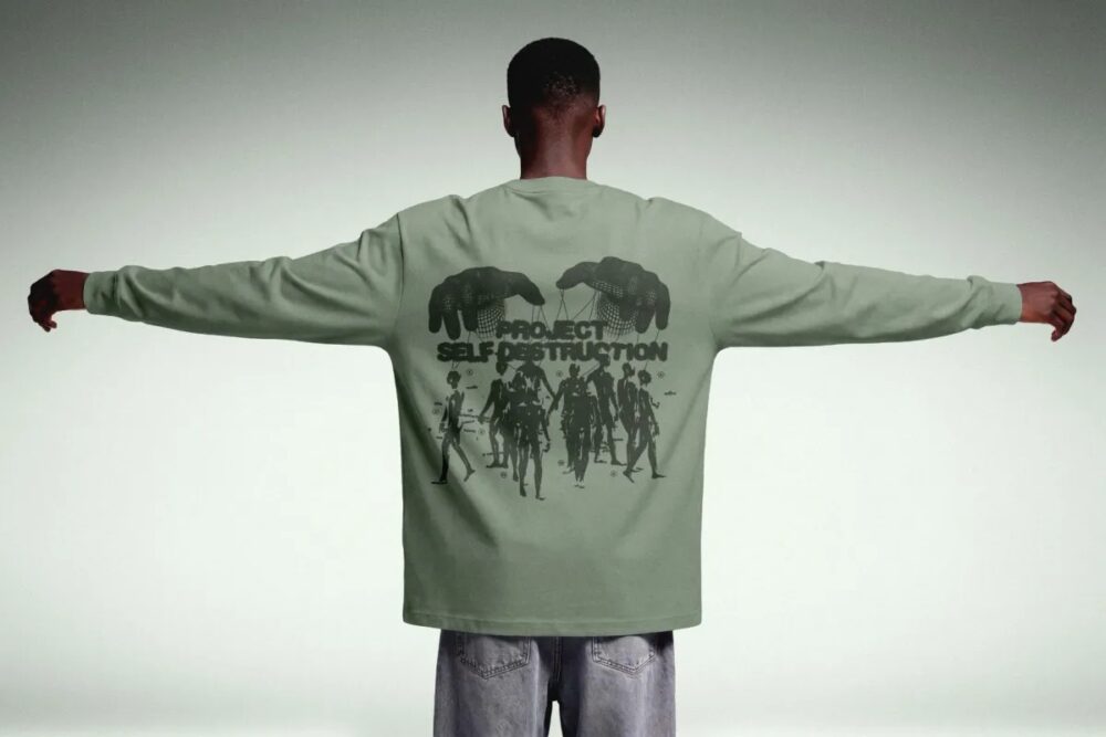 Download Back Print Longsleeve Mockup
