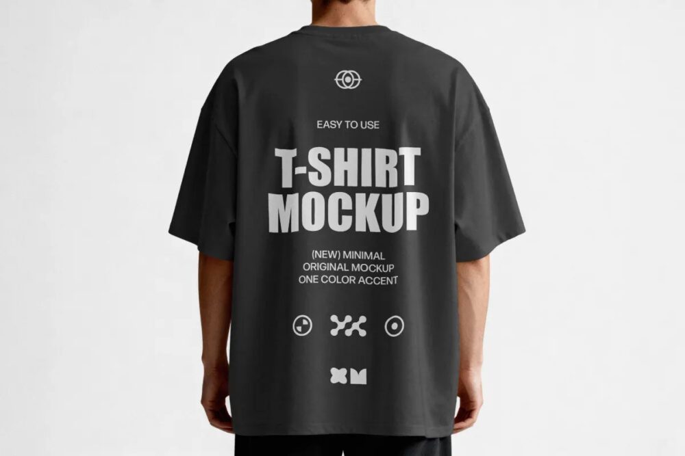 Download Back-View T-Shirt Mockup