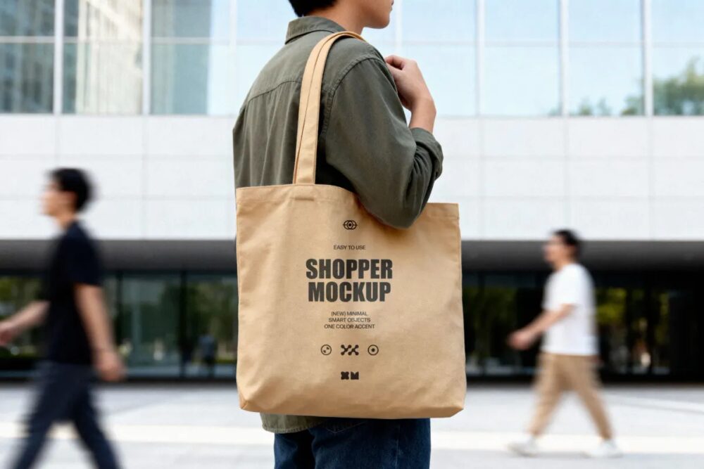 Download Canvas Tote Bag Mockup