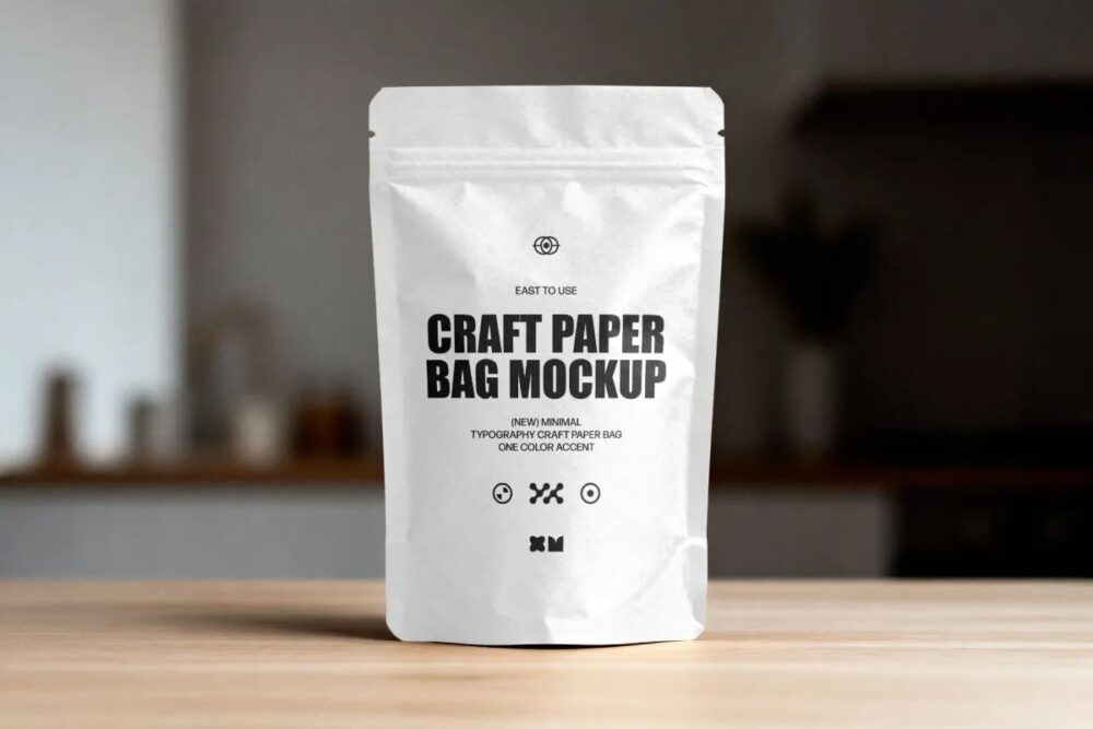 Download Craft Paper Bag Mockup
