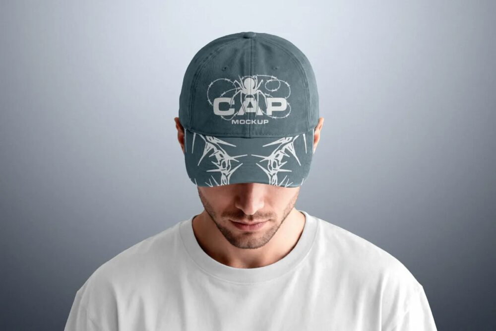 Download Front View Cap Mockup
