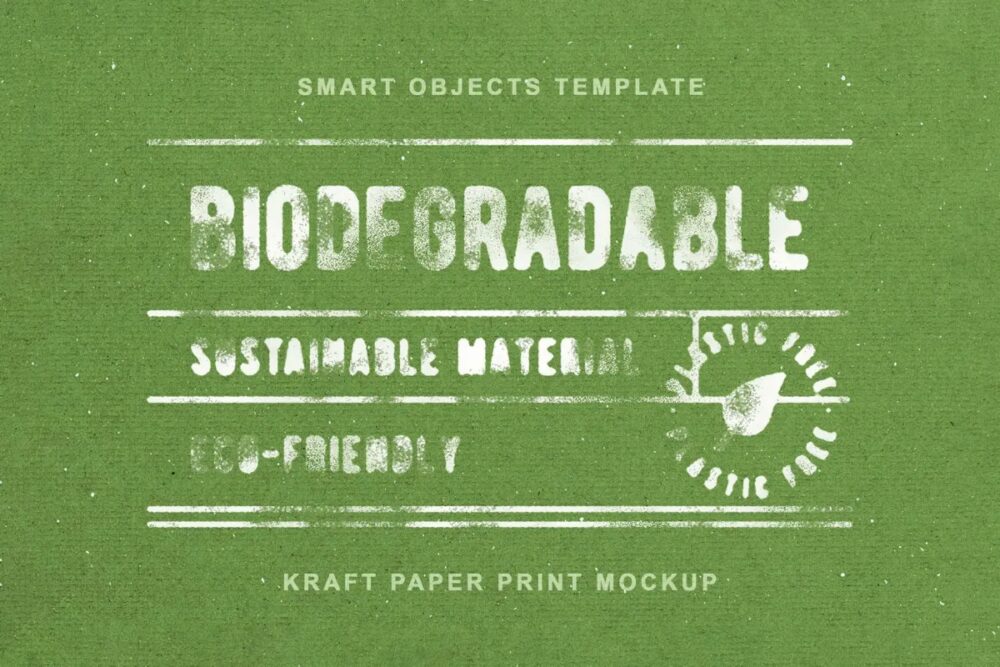 Download Kraft Paper Print Mockup