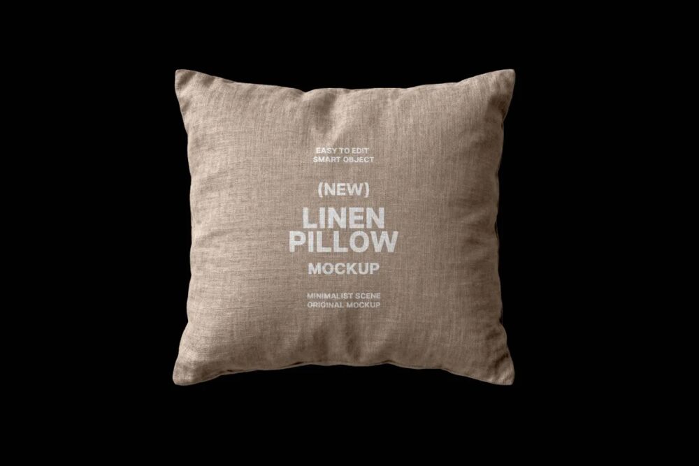Download Linen Pillow Mockup