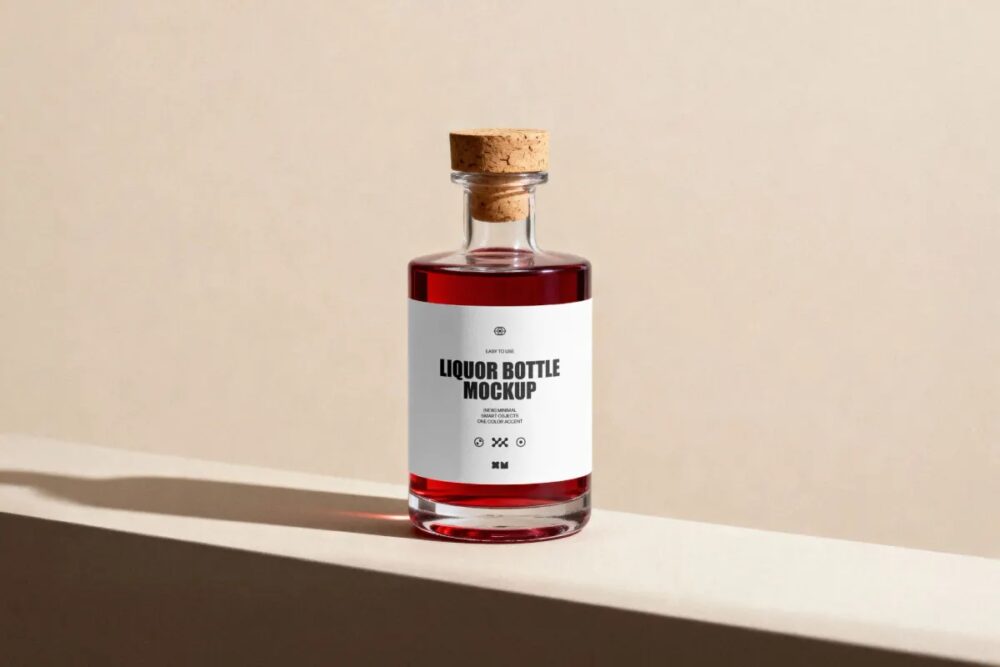 Download Liquor Bottle Mockup