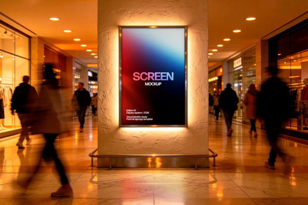 Download Mall Screen Mockup