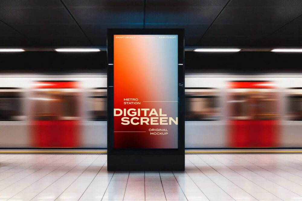 Download Metro Screen Mockup