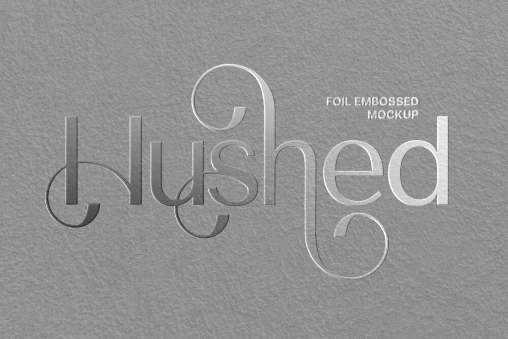 Download Silver Foil Mockup