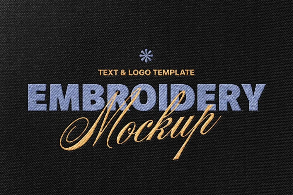 Download Stitching Embroidery Logo Mockup
