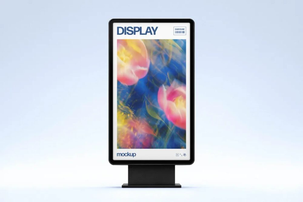 Download Vertical Digital Screen Mockup
