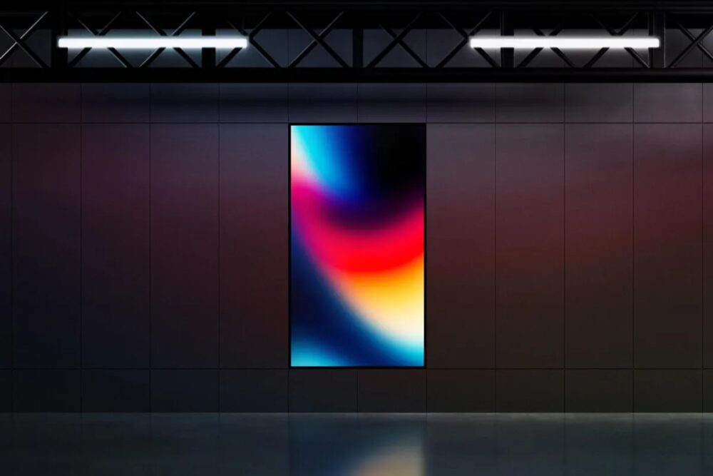 Download Vertical Screen Display Mockup