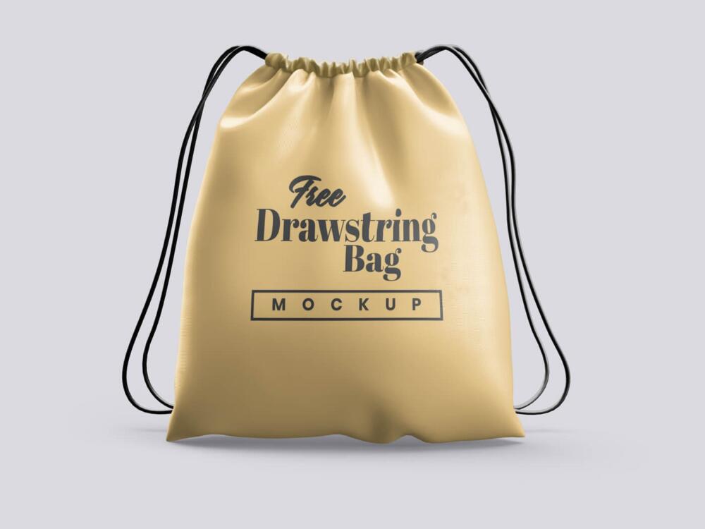 Drawstring Bag Mockup