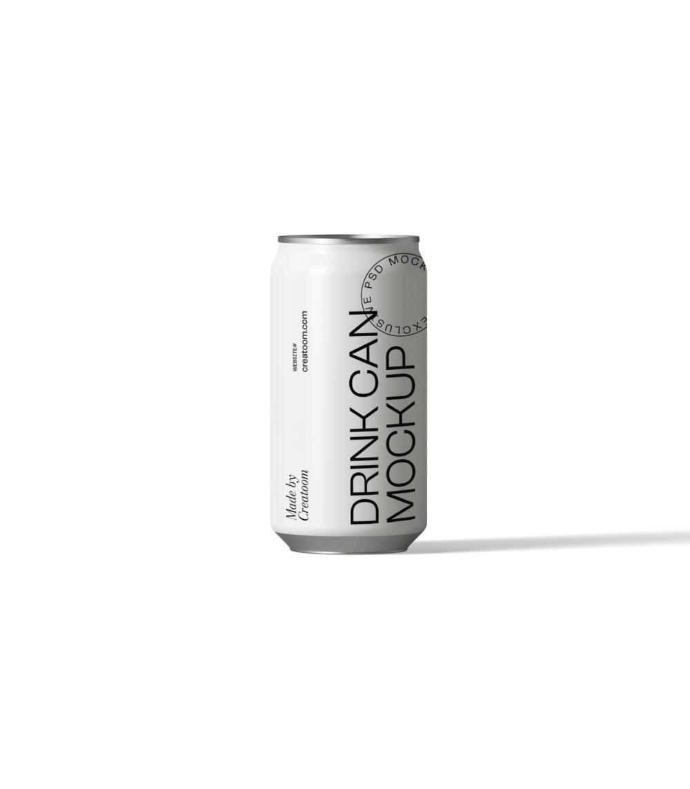 Drink Can Mockup V16 Front View | Mockup store