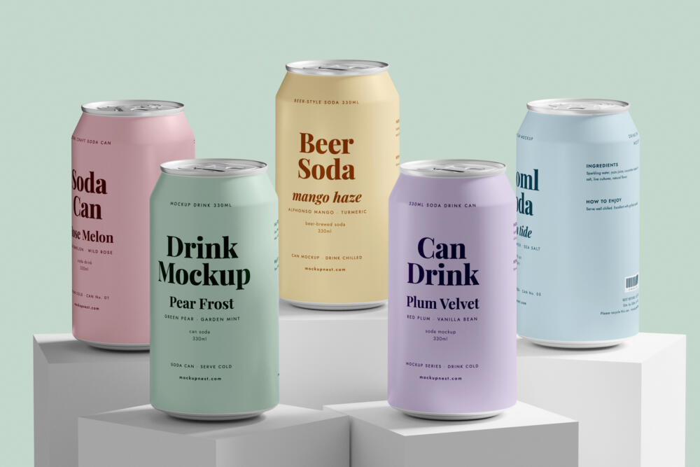 Drink Can Mockup