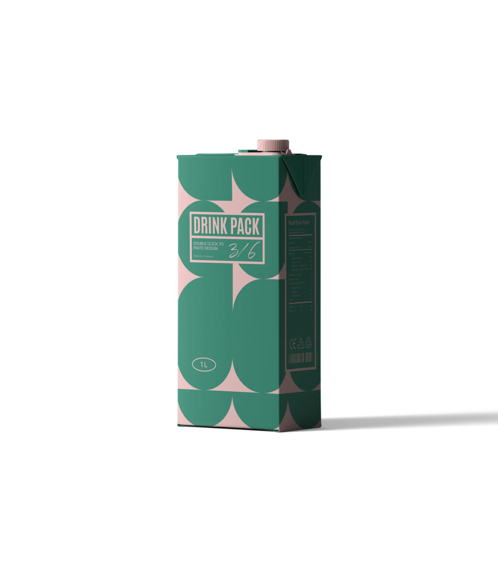 Drink Pack Mockup V2 Front View | Mockup store