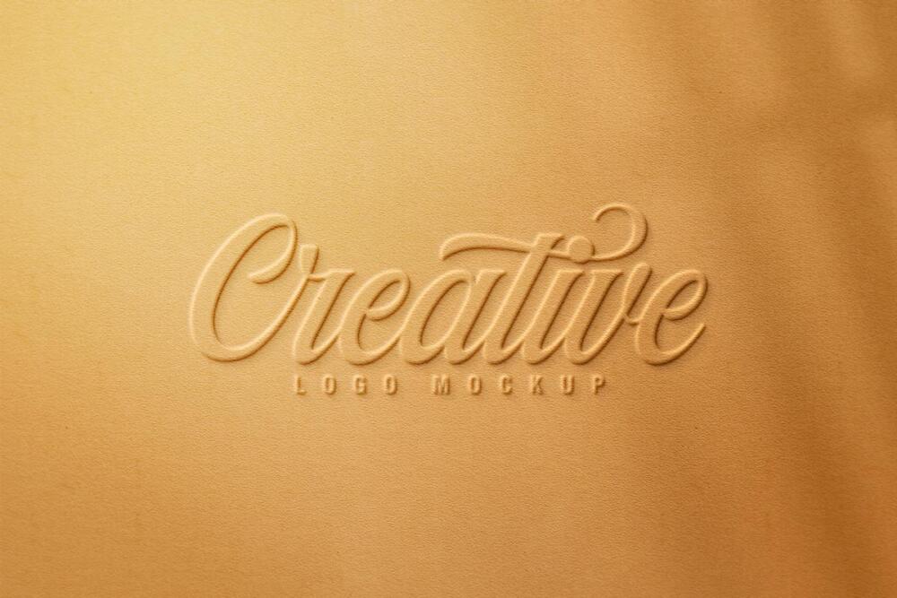 Embossed Logo Mockup