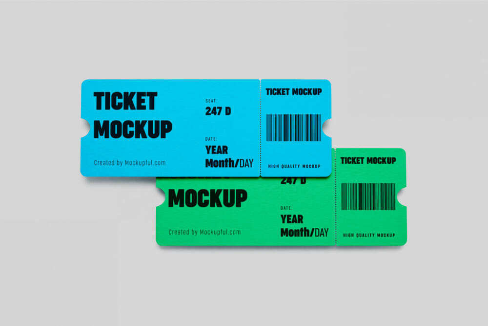 Event Ticket Mockup
