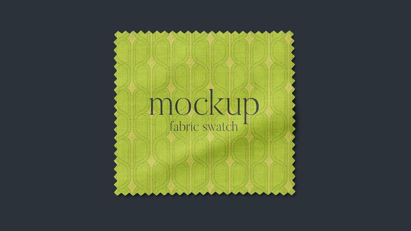 Fabric Swatch Mockup