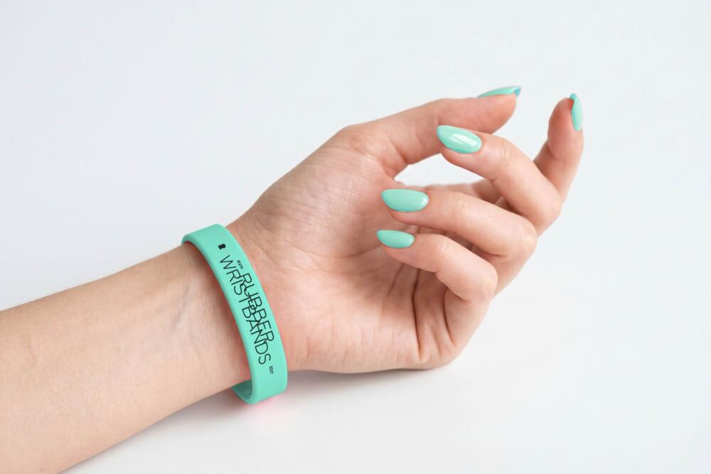 Festival Rubber Wristband Mockup