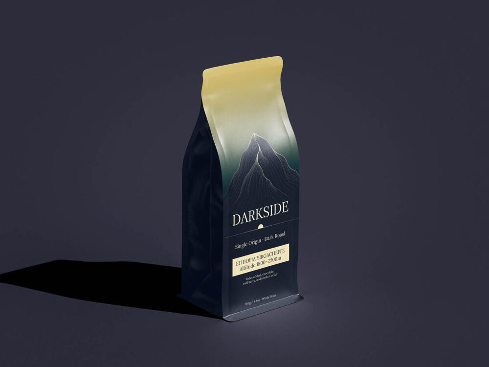Fin-seal pouch bag mockup