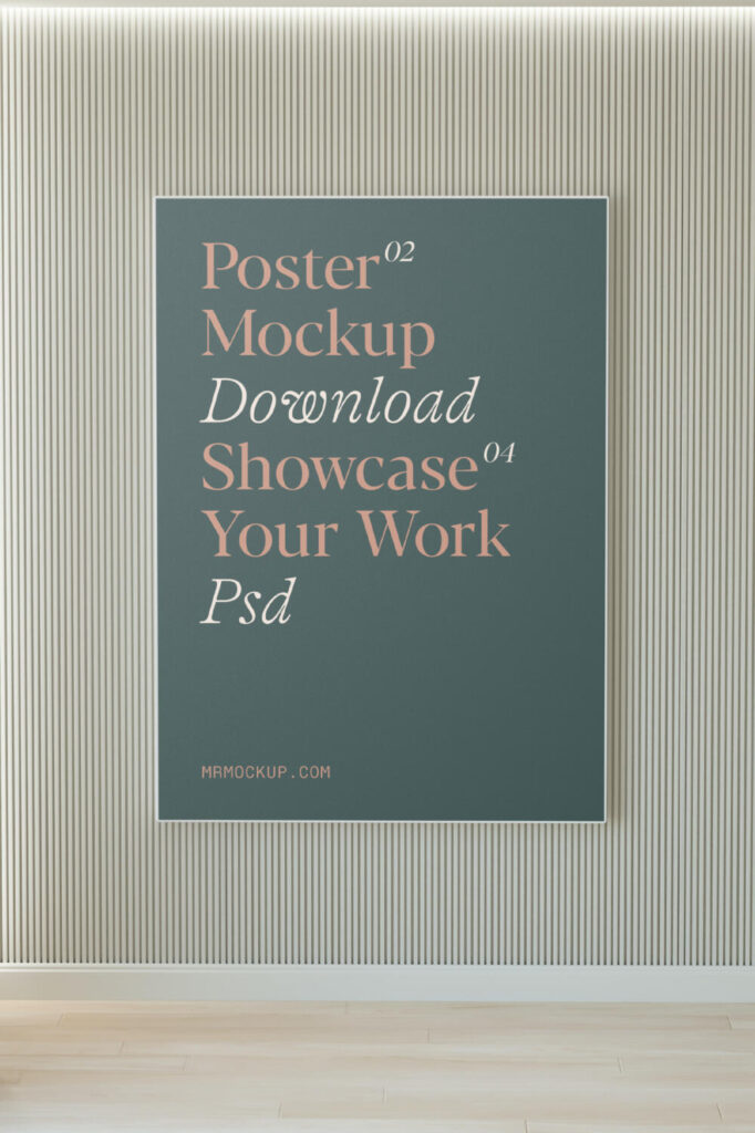 Front Interior Poster Mockup